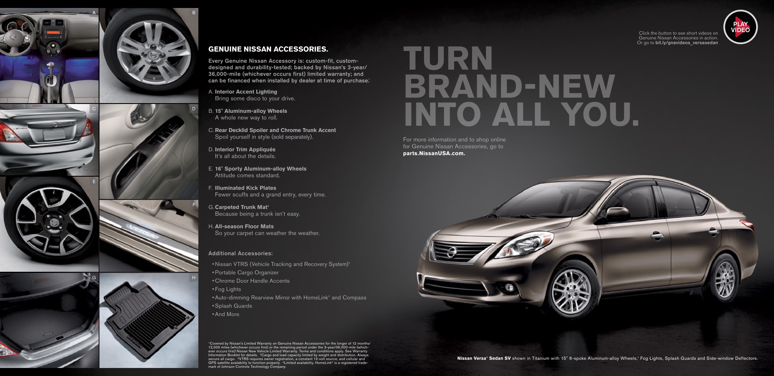 2014 Nissan Versa Sedan Brochure Page 15
